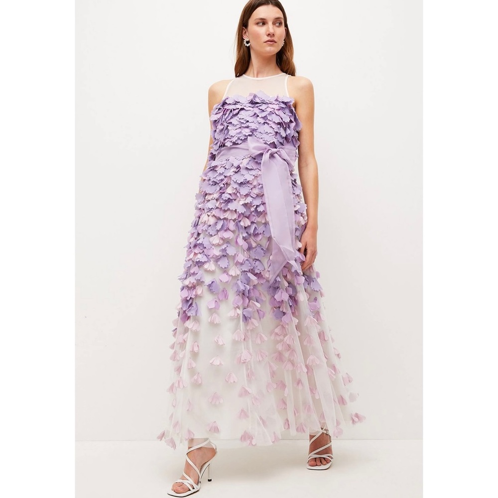 Karen millen floral Applique  Maxi Dress